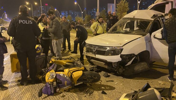 Diyarbakır’da zincirleme kaza: 4 yaralı