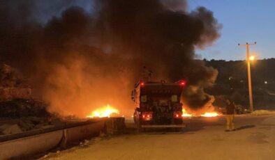 Dumanlar kilometrelerce uzaktan görüldü