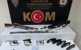 Elazığ’da silah kaçakçılığı operasyonu