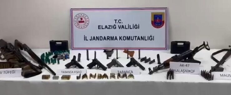 Elazığ’da silah kaçakçılığı operasyonu