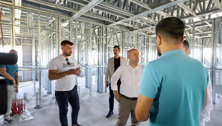 Genel Sekreter Çiftçi spor yatırımlarını inceledi