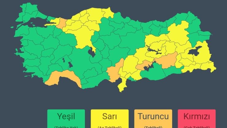Meteoroloji Diyarbakır için turuncu alarm verdi