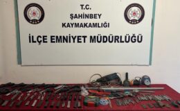Gaziantep Operasyonunda çok sayıda tabanca malzemesi ele geçirildi