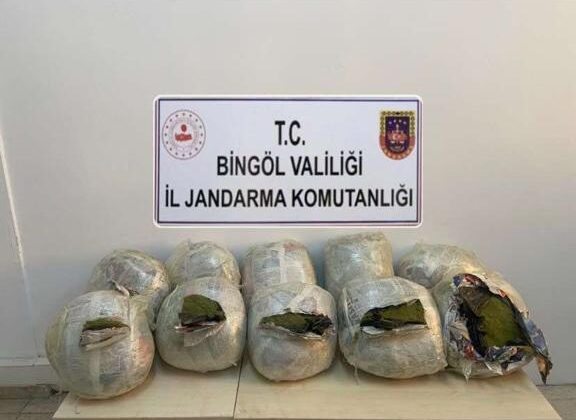Bingöl’de 59.264 gram toz esrar ele geçirildi