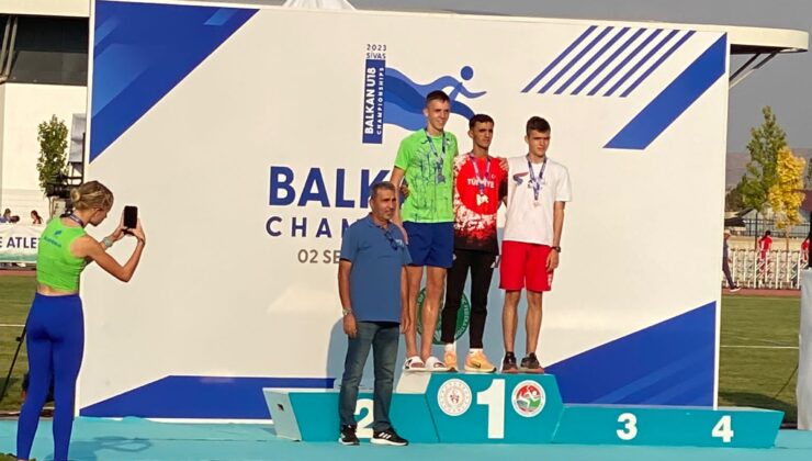 Lise Öğrencisi  Atletizmde Balkan şampiyonu oldu