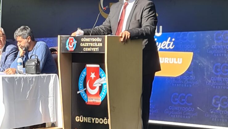 Güneydoğu Gazeteciler Cemiyeti yeni başkanı Felat Bozarslan oldu.