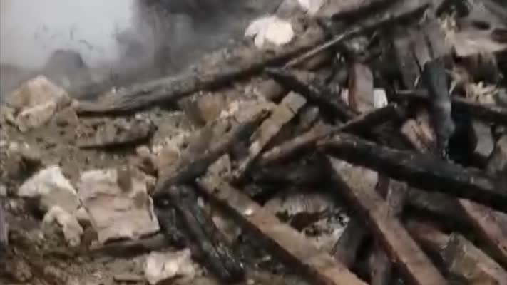 Kargı’da ahşap ev faciası