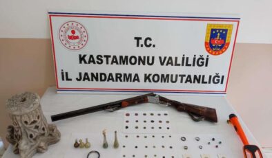 Kastamonu’da çok sayıda tarihi eser ele geçirildi