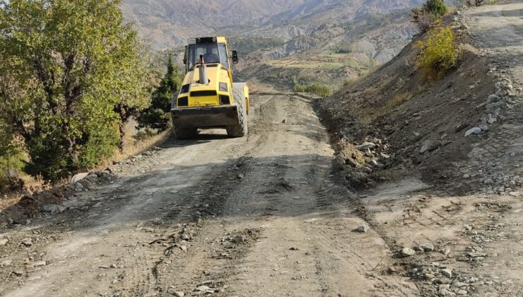 Kulp’un Tepecik mahallesinde yollar yenilendi