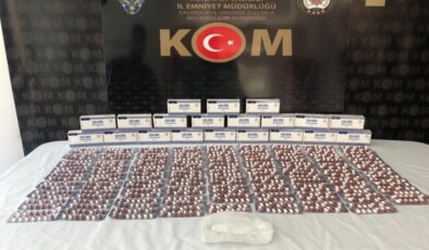 Malatya’da çok sayıda uyuşturucu hap ele geçirildi