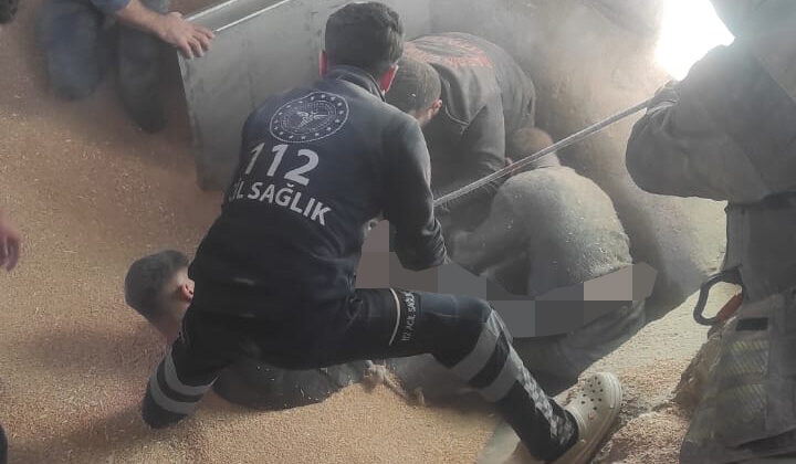 Mardin’de buğday silosuna düşen işçi hayatını kaybetti