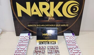 Mardin’de uyuşturucu operasyonu: 537 sentetik hap ele geçirildi
