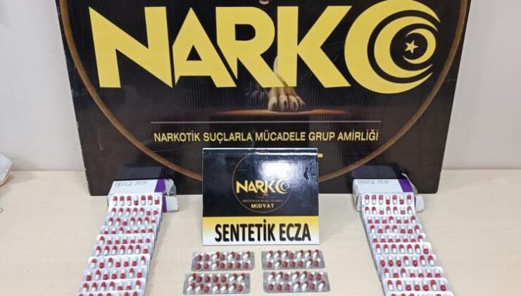 Mardin’de uyuşturucu operasyonu: 537 sentetik hap ele geçirildi