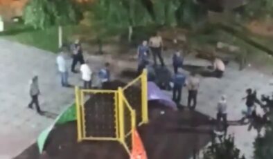 Polislere hakaret ve tehdit: Şiddet anı kamerada