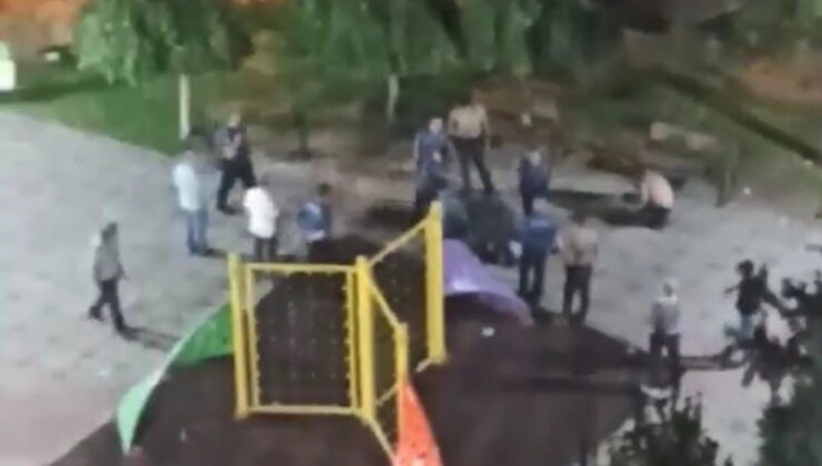 Polislere hakaret ve tehdit: Şiddet anı kamerada