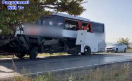 Kayseri’de Yolcu Otobüsü Kaza Yaptı: 15 Yaralı
