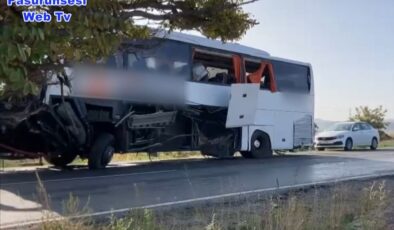 Kayseri’de Yolcu Otobüsü Kaza Yaptı: 15 Yaralı