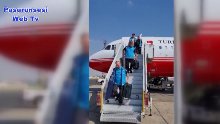 Gazze’ye ilaç ve tıbbi malzeme taşıyan uçak, Mısır’a ulaştı