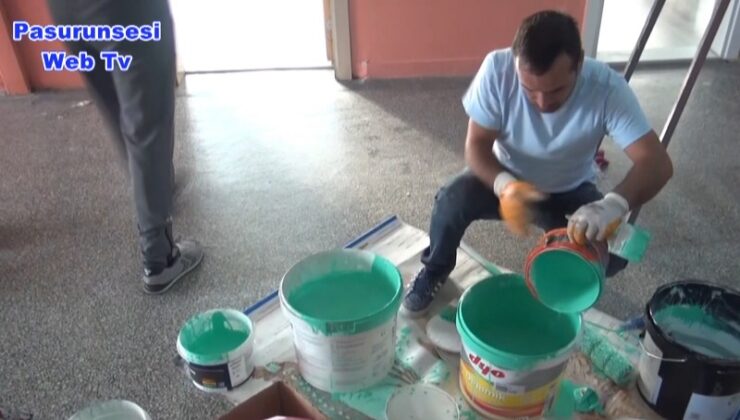 Öğretmenlerden örnek davranış: Eski okul yeniden doğdu