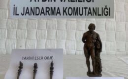 Tarihi eserleri satmak isterken suçüstü yakalandı