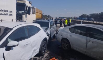 Edirne’de zincirleme kaza: 1 ölü, 36 yaralı