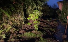 Şiddetli yağış nedeniyle 2 ev tedbir amacıyla boşaltıldı