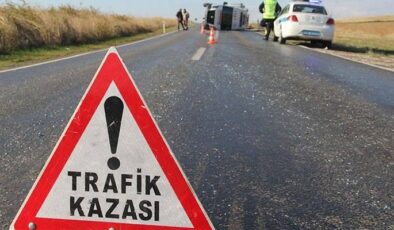 Kaza 1 ölü 9 yaralı
