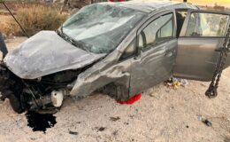 Kaza sonucu 5 yaralı: Mardin’de otomobil devrildi