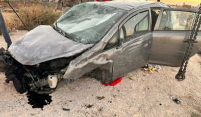 Kaza sonucu 5 yaralı: Mardin’de otomobil devrildi