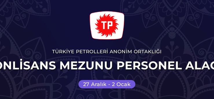 TÜRKİYE PETROLLERİ  16 İŞÇİ ALIMI