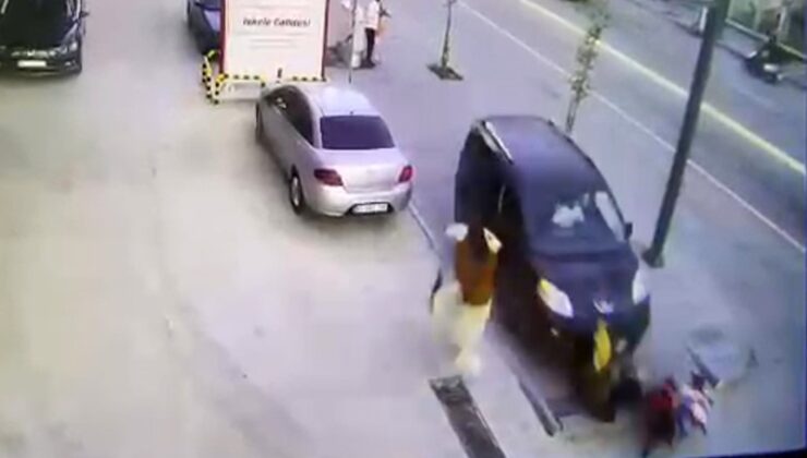 Kadınlar bebek arabasıyla havaya savruldu
