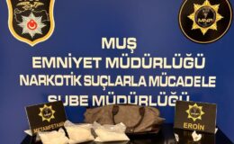 Yolcu otobüsünde 1 kilo 501 gram metamfetamin ele geçirildi