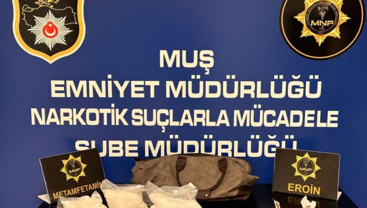 Yolcu otobüsünde 1 kilo 501 gram metamfetamin ele geçirildi