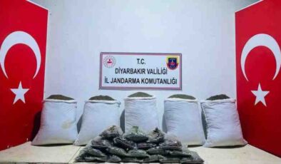 Lice’de 160 kilo esrar ele geçirildi