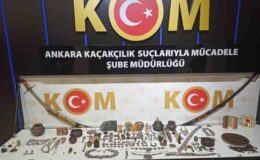 3 bin 759 adet tarihi eser ve 63 sikke ele geçirildi