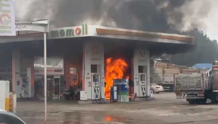 Bismil’de istasyonda korkutan yangın