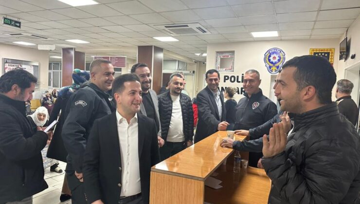 Sendika başkanı yeni yıla sağlık personeliyle girdi