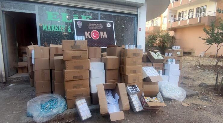 Diyarbakır Emniyet Müdürlüğünden sahte ve ruhsatsız ilaç operasyonu