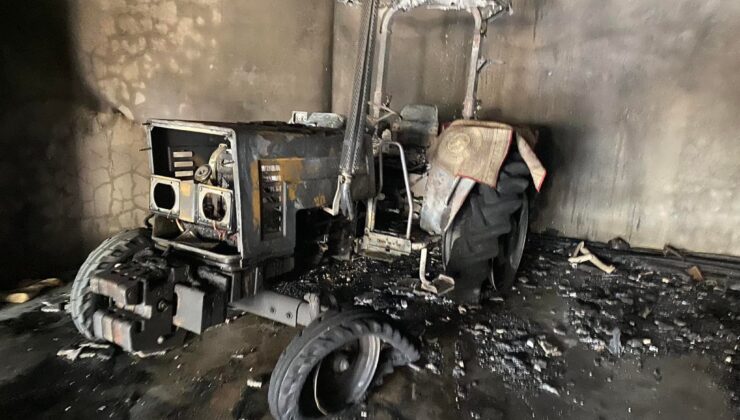 Çermik’te bir oto galeride yangın