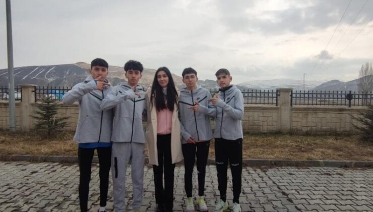 Aşkale’nin üçüz yıldızları atletizmde zirvede