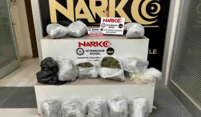 Bismil’de 15 kilo esrar ele geçti