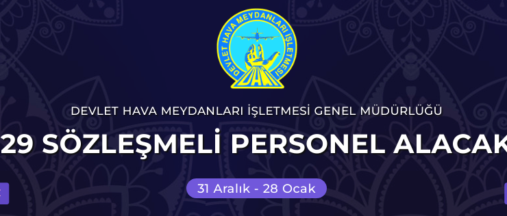 29 SÖZLEŞMELİ PERSONEL ALIMI
