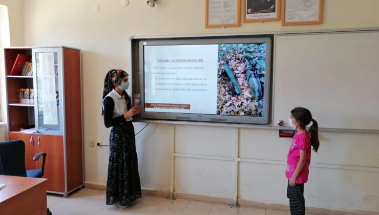 Dicle Değirmenli Ortaokulu TÜBİTAK’ın proje yarışmasında bölge finalinde yarışacak