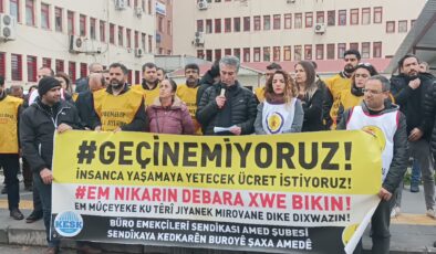 Diyarbakır’da KESK’ten bütçe protestosu