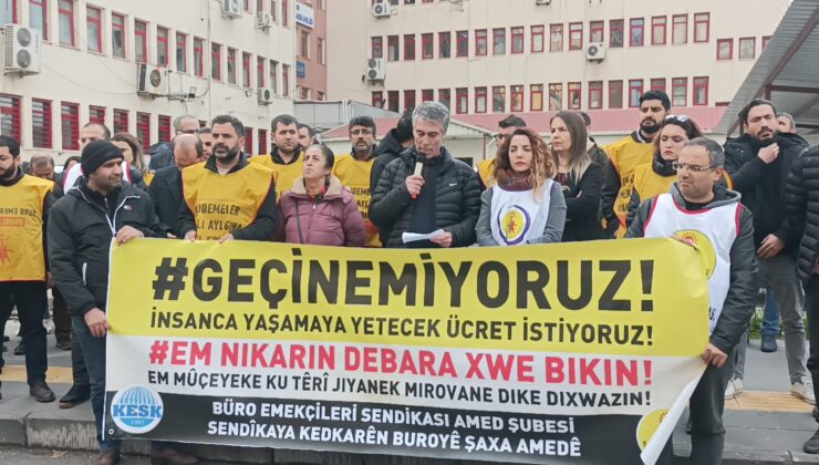 Diyarbakır’da KESK’ten bütçe protestosu