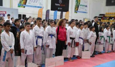 Diyarbakır’da gençler karate turnuvasında