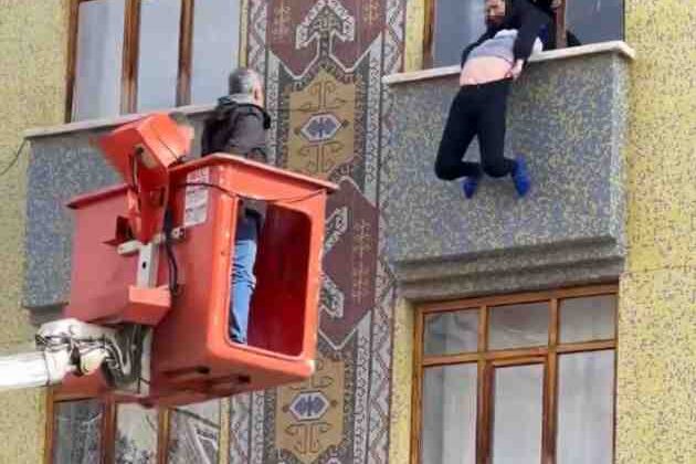 Diyarbakır’da son anda kurtarılan kadın
