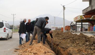 Ergani’de bazı mahallelere yeni içme suyu şebeke hattı