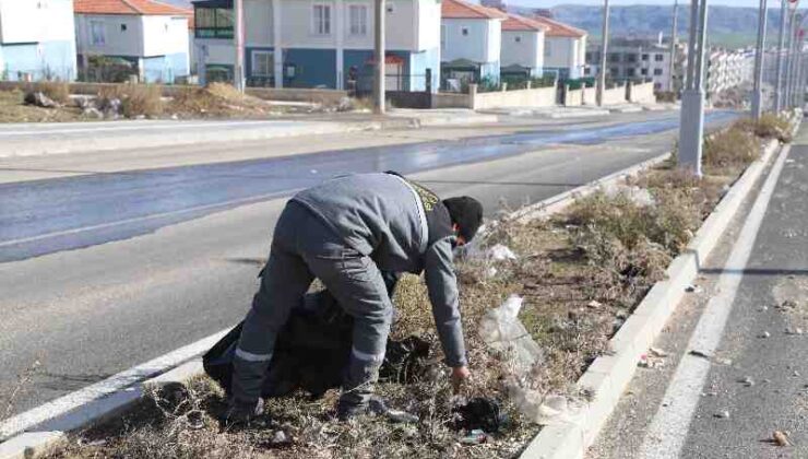 Ergani’de cadde temizliği yapıldı
