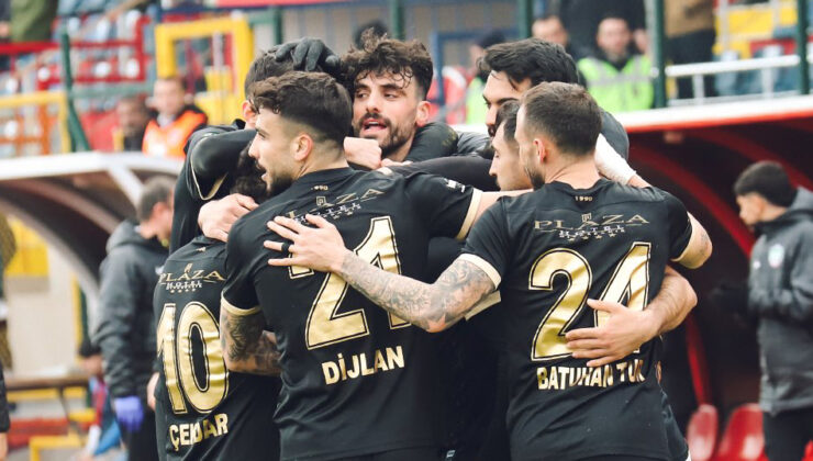 Amedspor zirve yolunda önemli bir galibiyet aldı